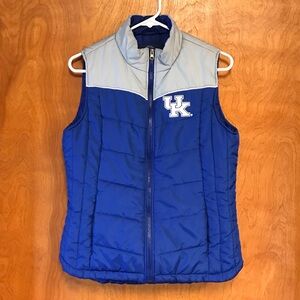 Kentucky Wildcats GIII Sports by Carl Banks Women’s Puffer Vest - Size Medium